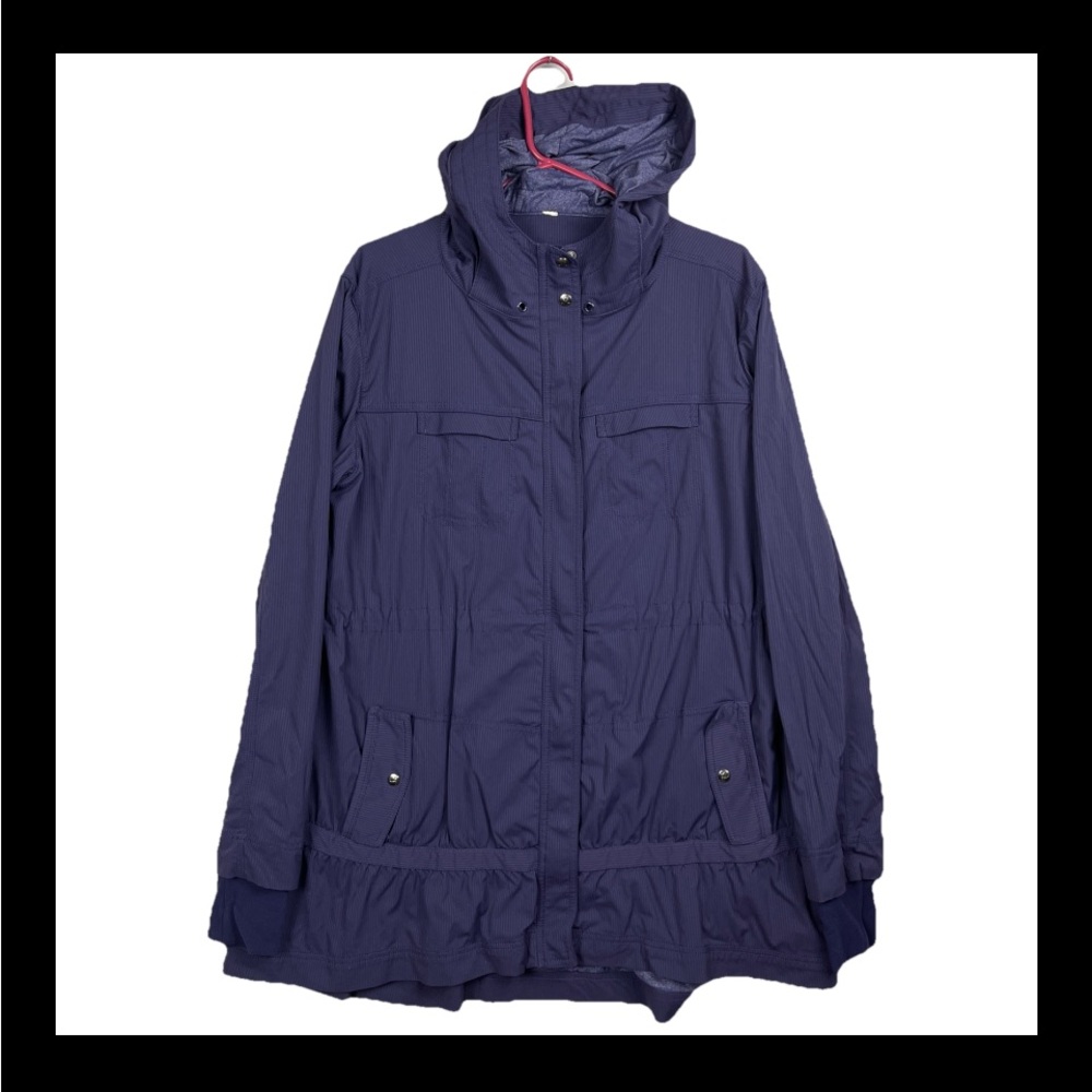 lululemon athletica Navy Hooded Utility Jacket